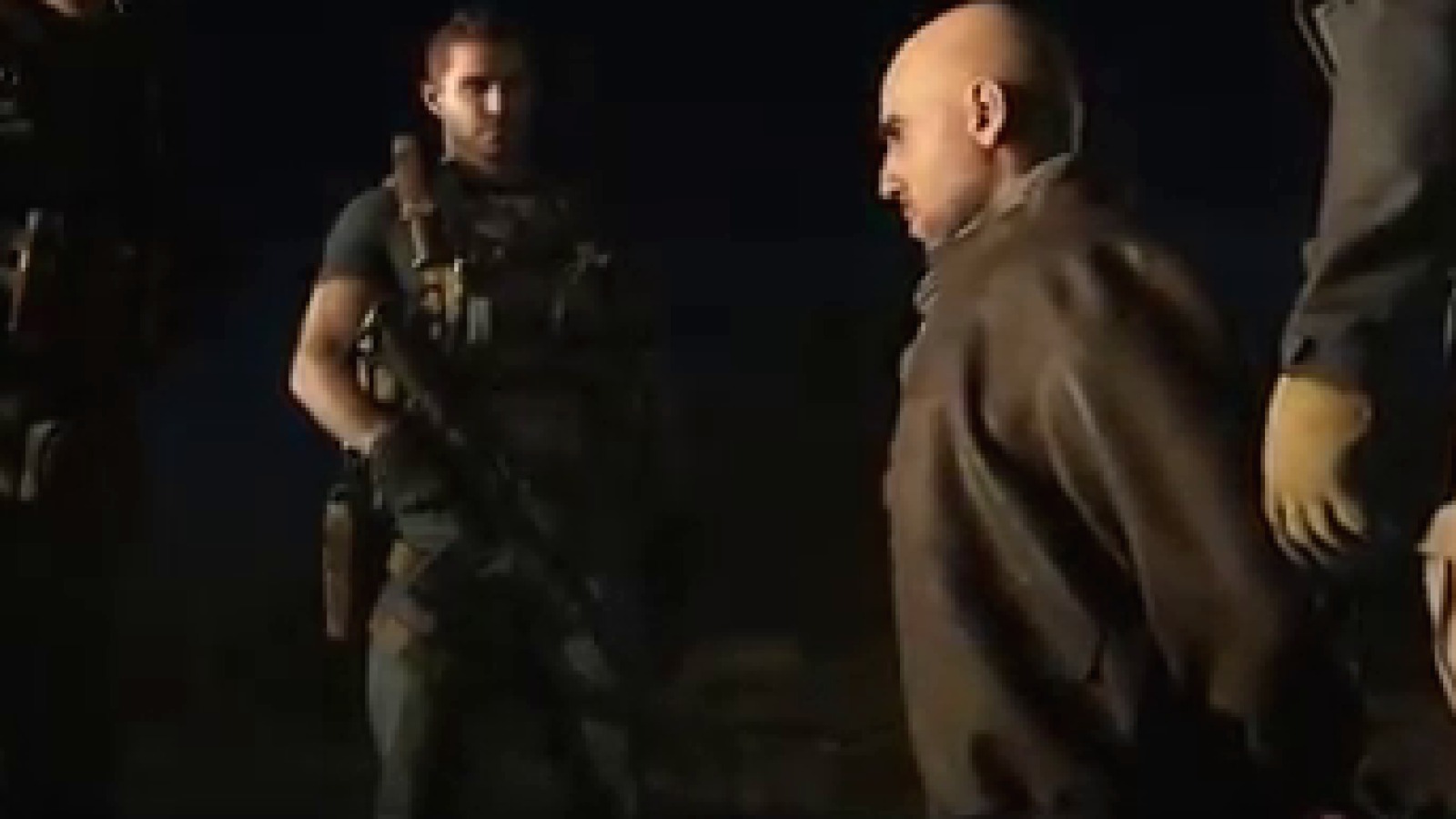 Task Force 141 team confrontation from trailer